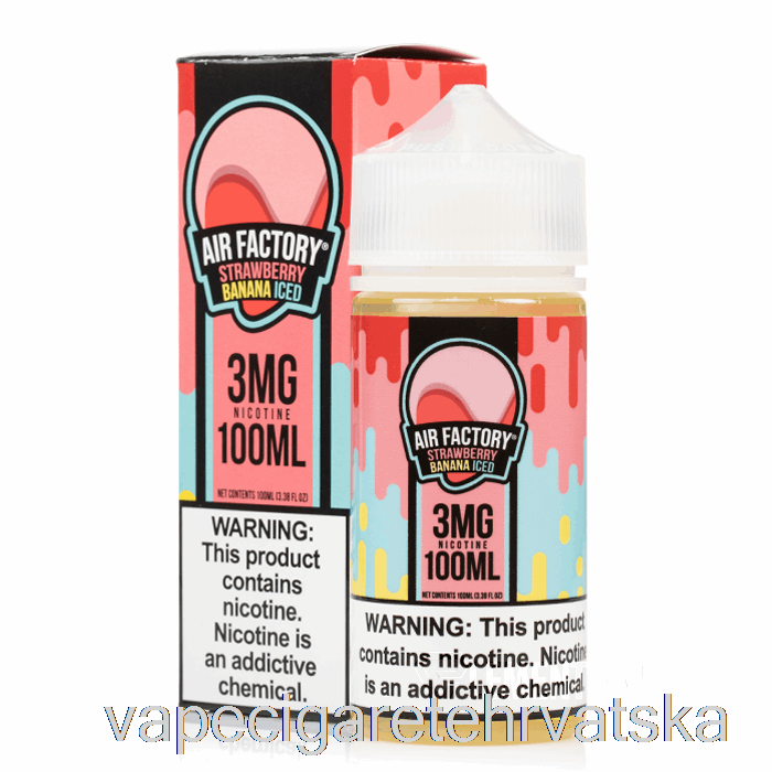 Vape Cigarete Jagoda Banana Led - Tvornica Zraka - 100ml 0mg